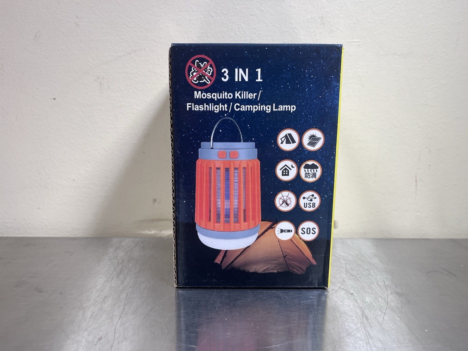Free Shipping! Solar USB Mosquito Killer Light Fly Bug Insect Trap Lamp