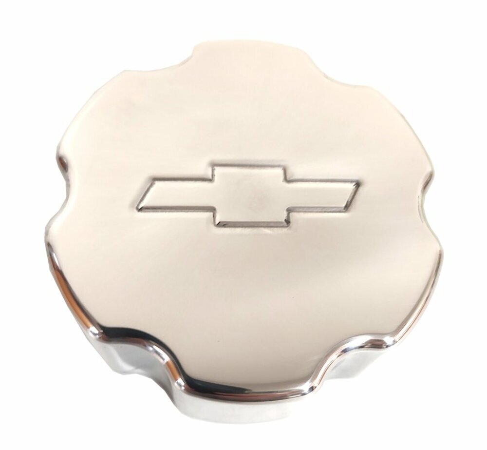 For 2010-2024 Chevrolet Camaro Billet Radiator Cap Cover Bowtie Polished