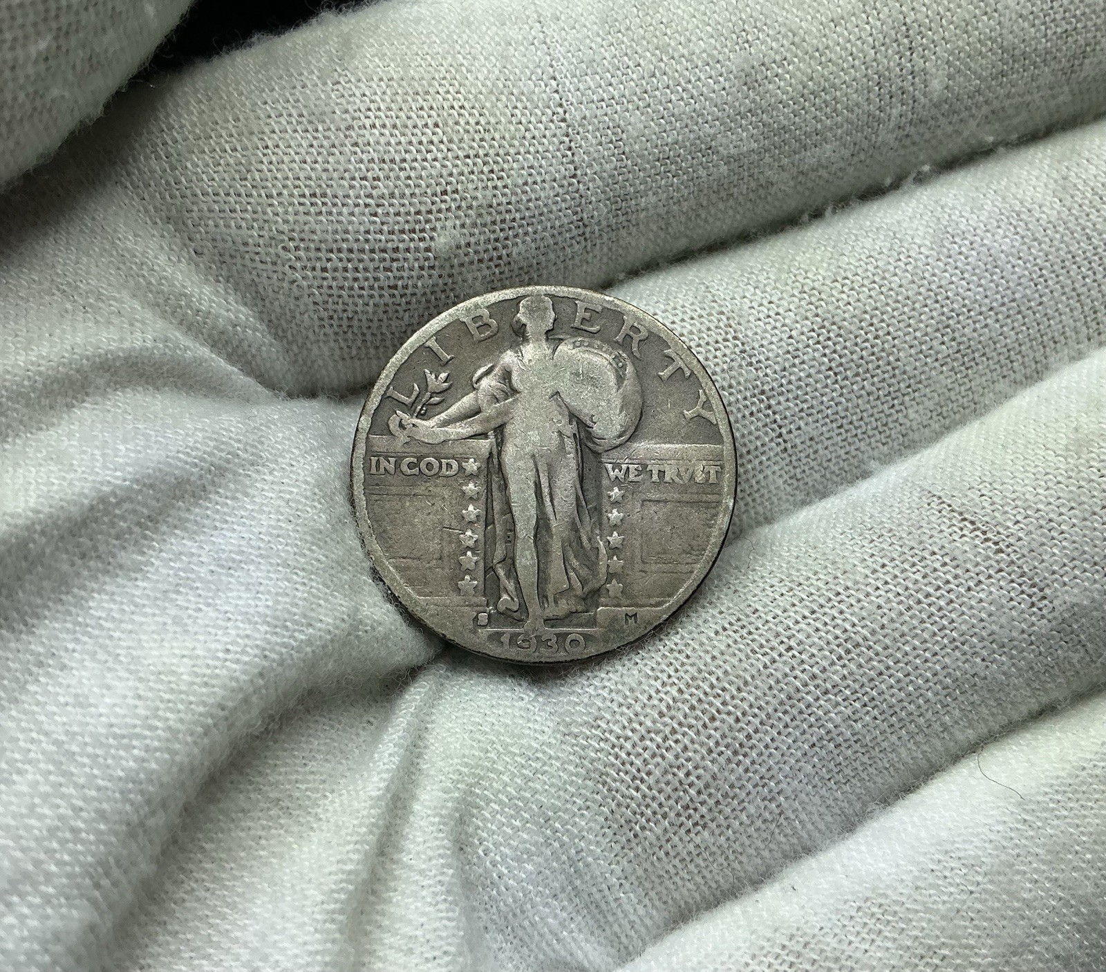 1930-S Standing Liberty Quarter J24