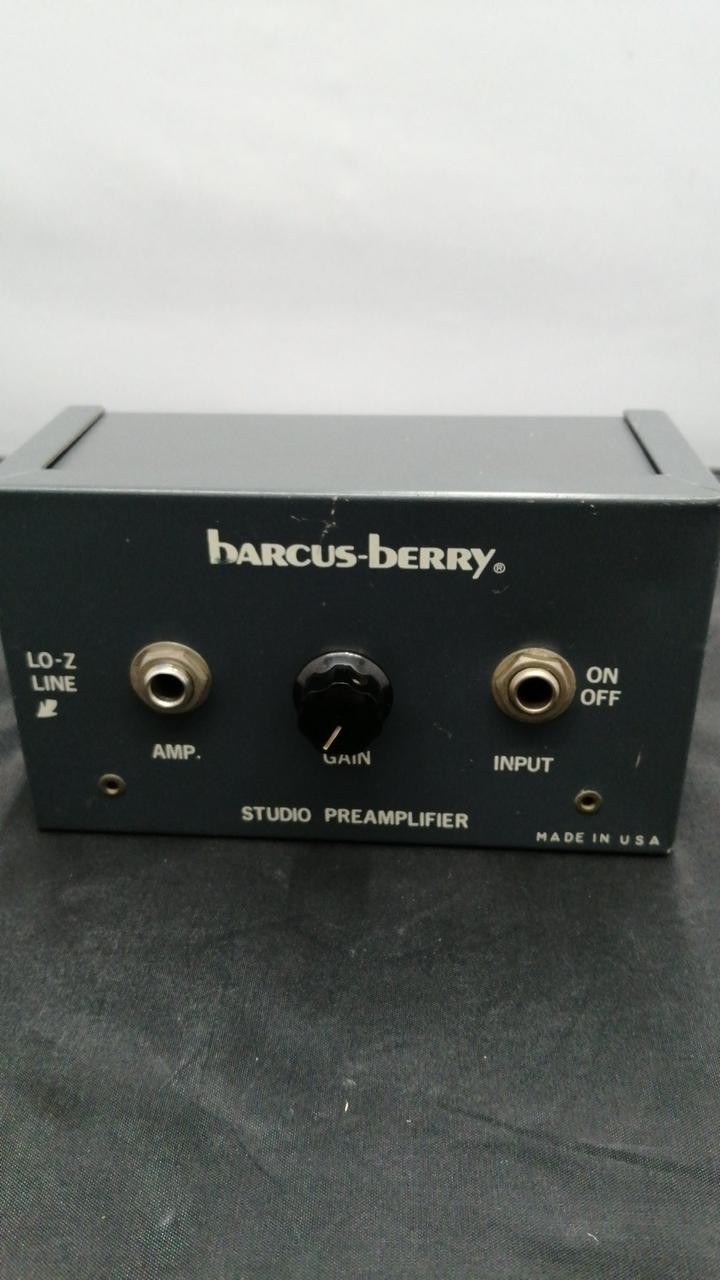Barcus Berry Studio Preamp Guitar Effect Pedal Vintage Analog Preamp