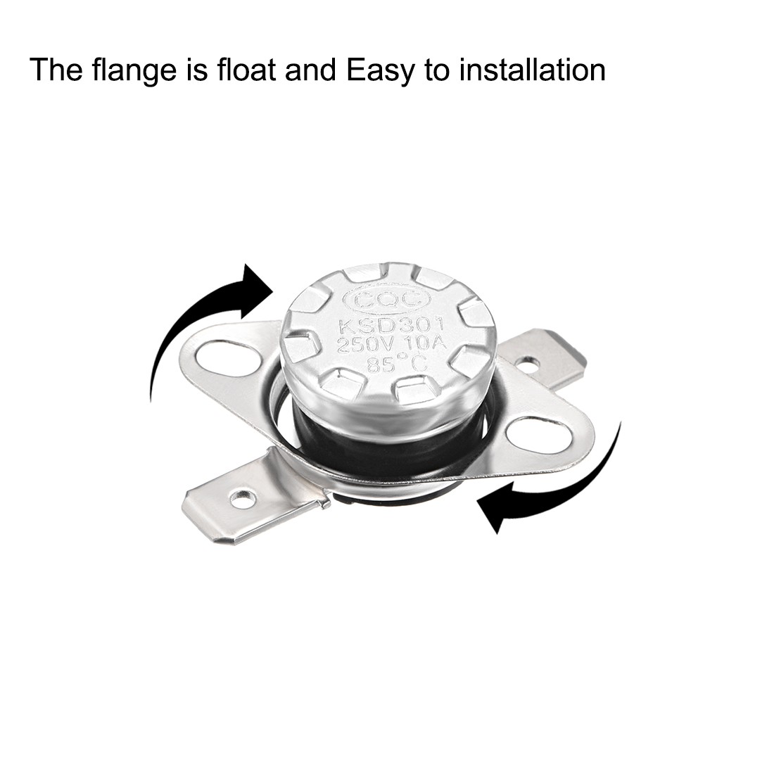 2 x Temperature Control Switch Thermostat 85°C 10A Normally Open N.O