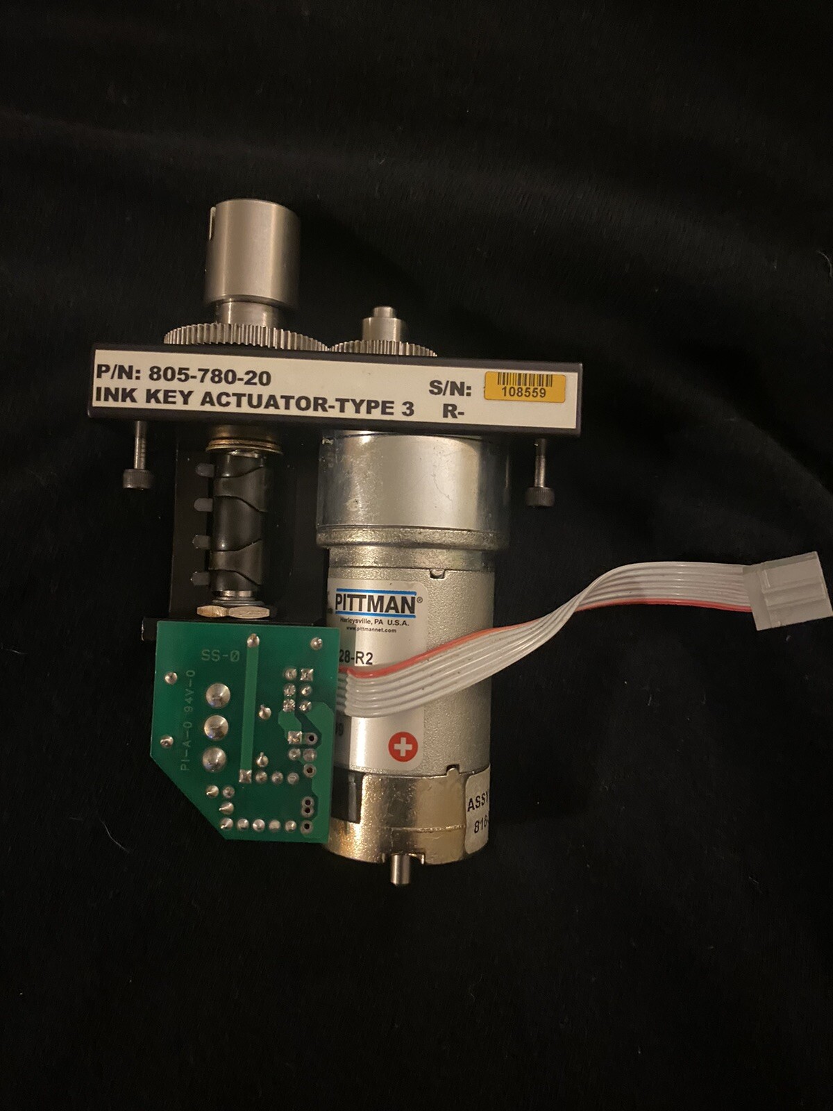 WPC WEB PRINTING CONTROLS 805-780-20 INK FOUNTAIN KEY ACTUATOR SERVO