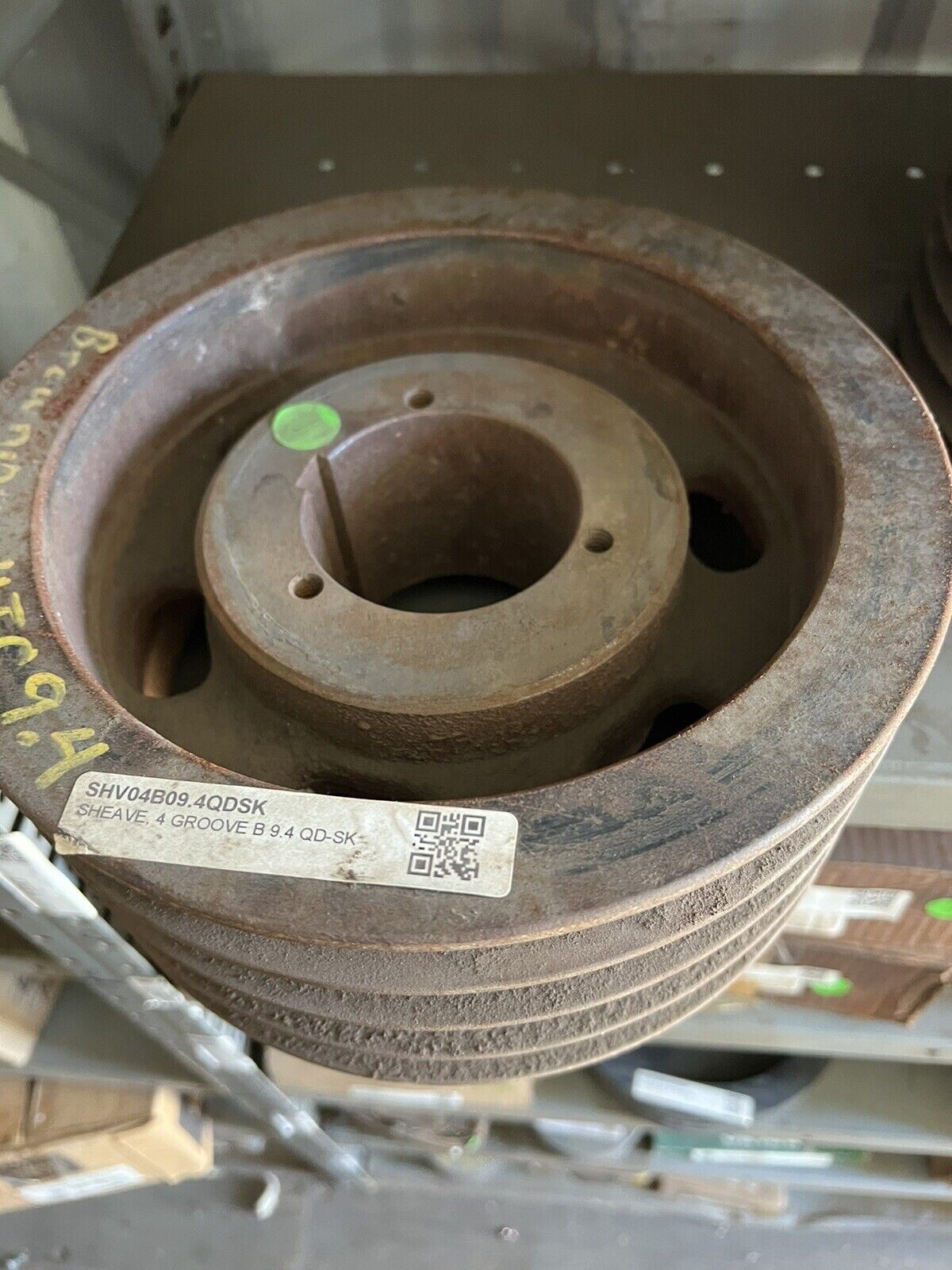 4 Groove Sheave Pulley B Section 9.4 QD Free Shipping