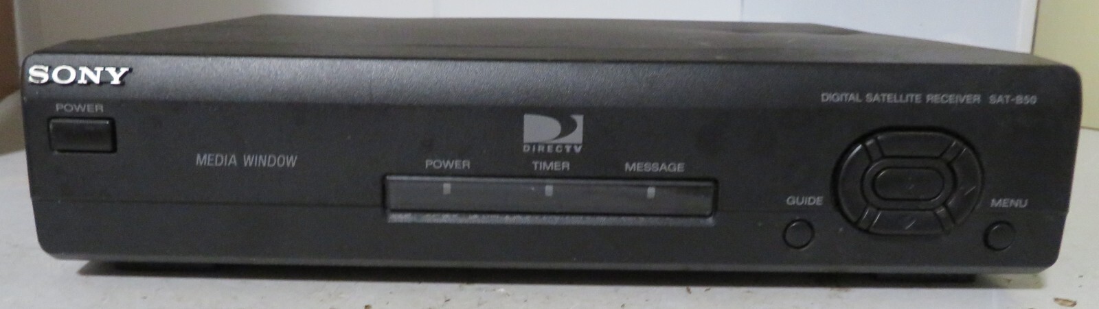 Sony DirectTV Digital Satellite Receiver SAT-B50 Direct TV SAT B50 UNTESTED Unit