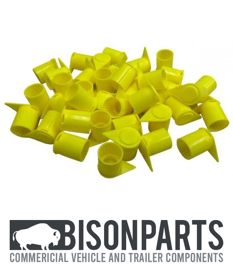 +27MM X 40 YELLOW LONG REACH UNIVERSAL WHEEL NUT INDICATOR COVER BP110-640/40