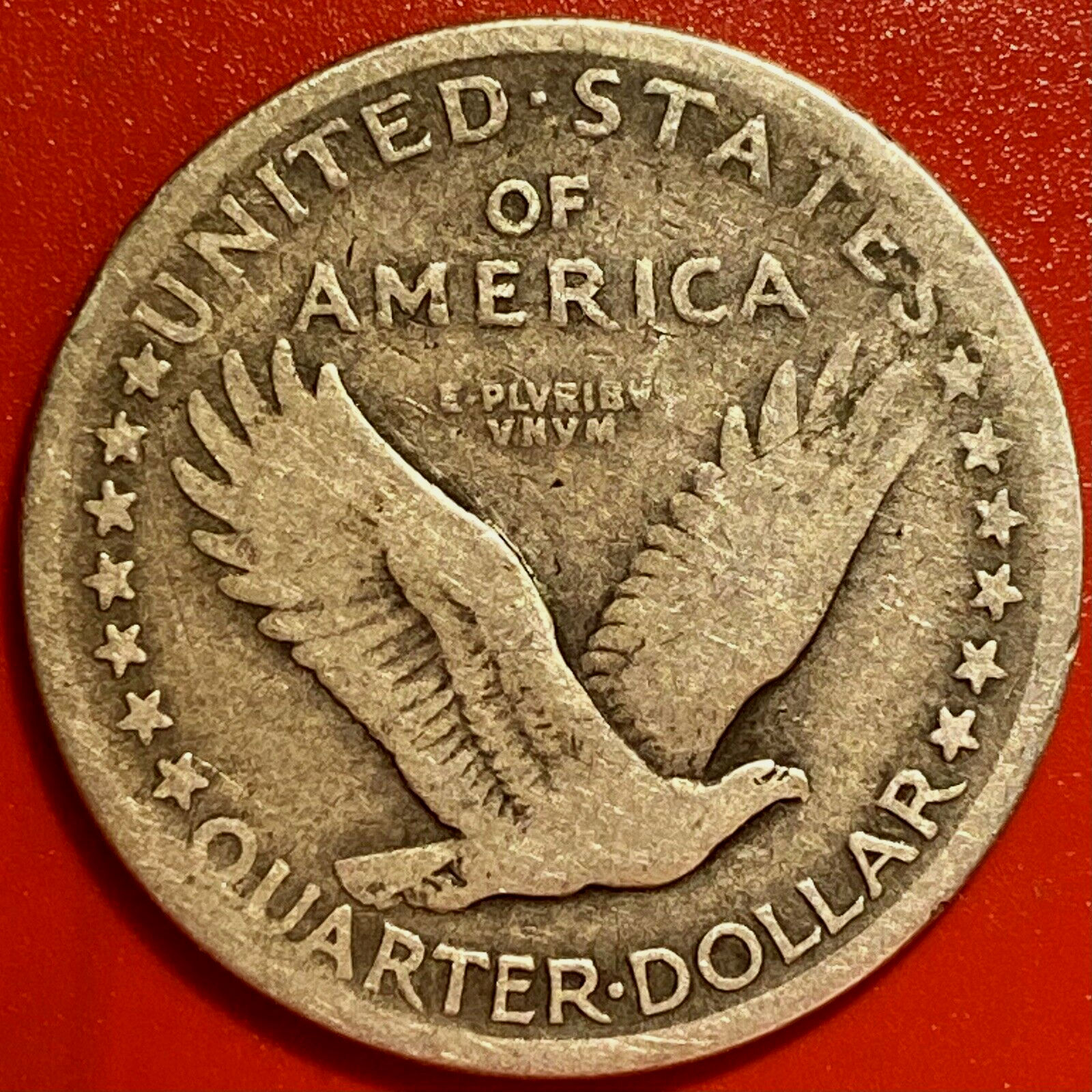 1917 STANDING LIBERTY QUARTER TYPE 1