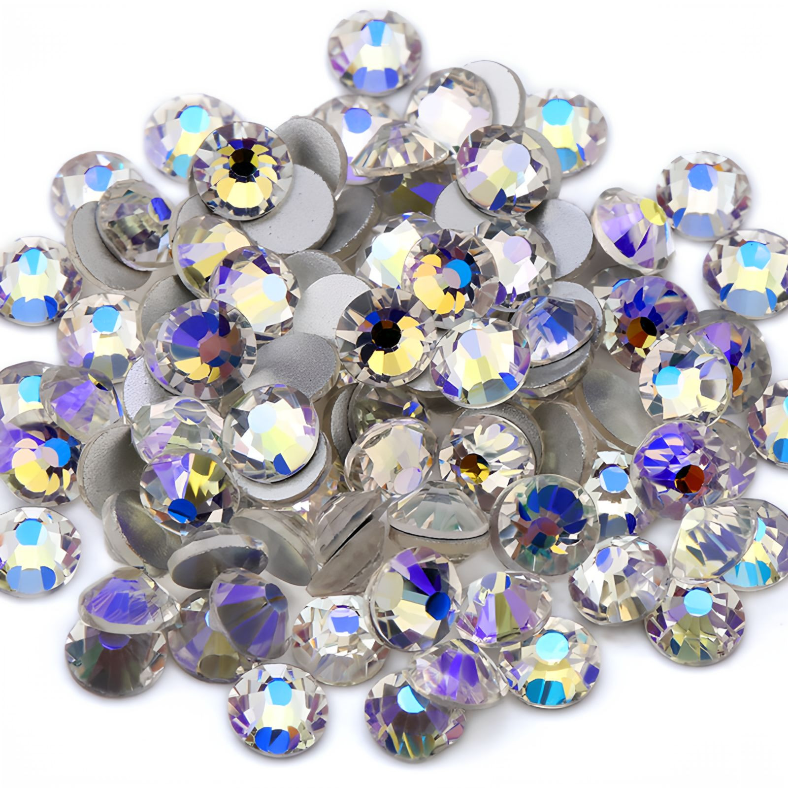 Moonlight purple Non Hotfix Crystal Rhinestones Flatback Gem Nail Art Decoration