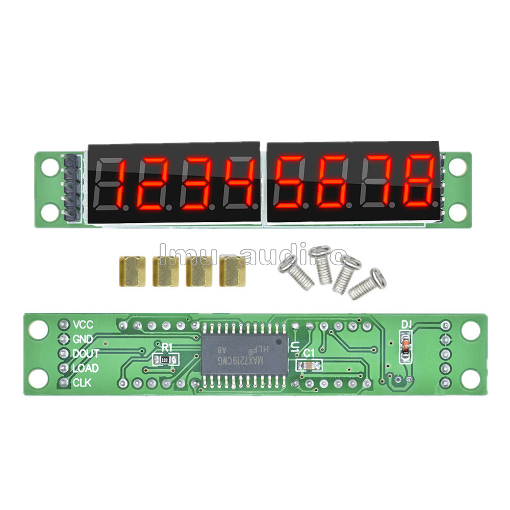 8-Digit LED Display MAX7219 Digital Control Tube Module Red Matrix For Arduino