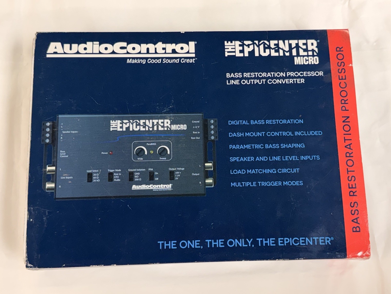 AudioControl The Epicenter Micro Bass Restoration Processor & LOC + ACR-4 Remote