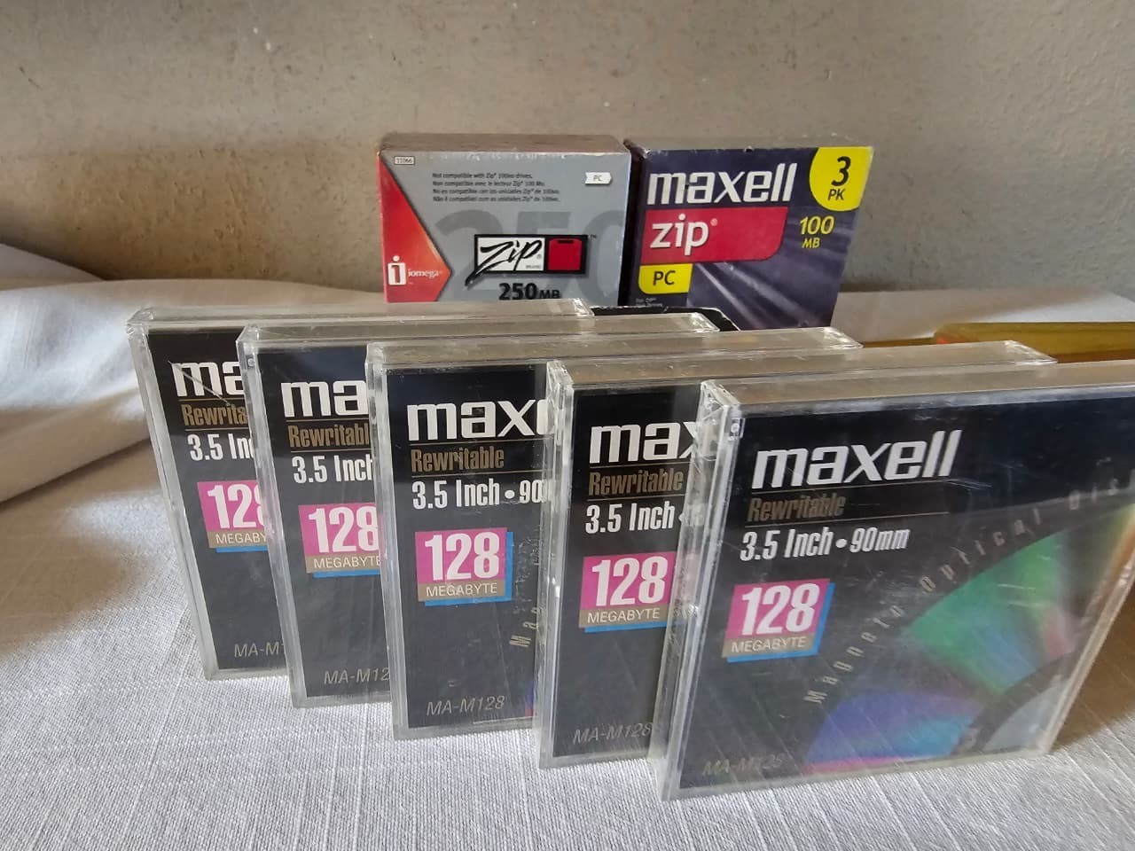 Zip Disk Drives New Sealed LOT 5 Packages