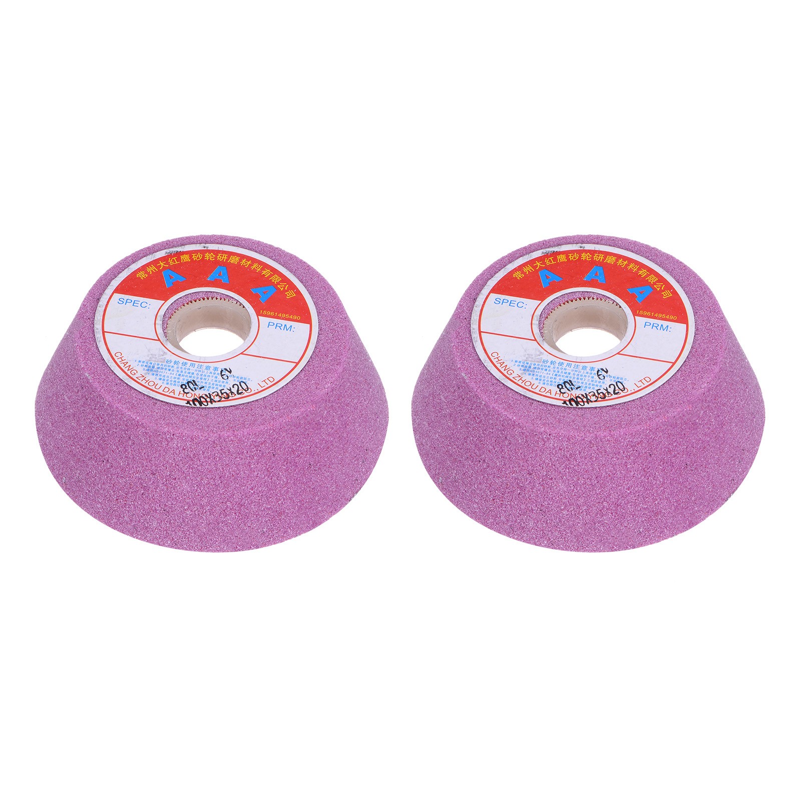 2pcs 4-Inch Flaring Cup Grinding Wheel 80 Grits Aluminum Oxide Grinding Tools