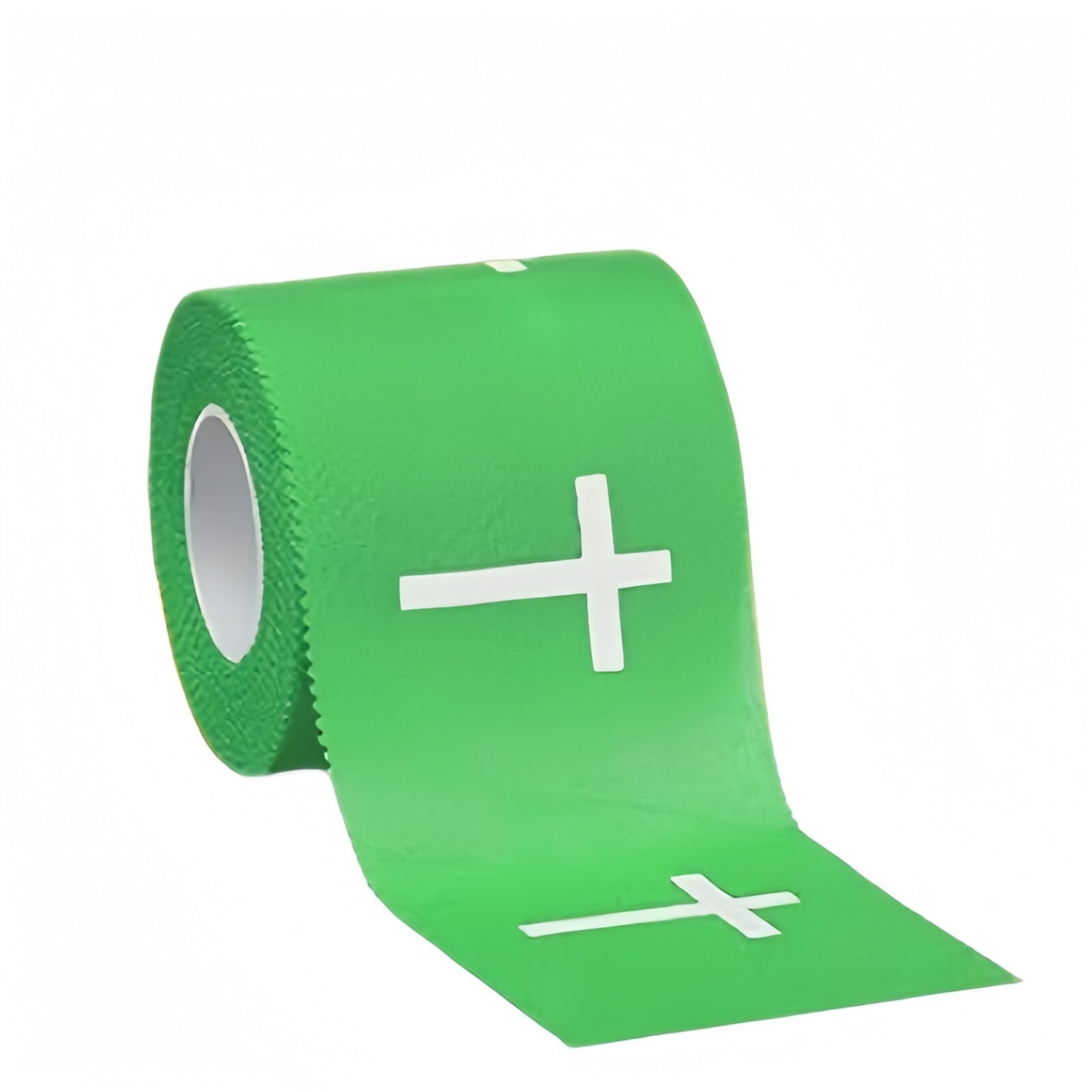 Christian Sports Tape Green Colored Sports Tape with Cross Cotton Wristband