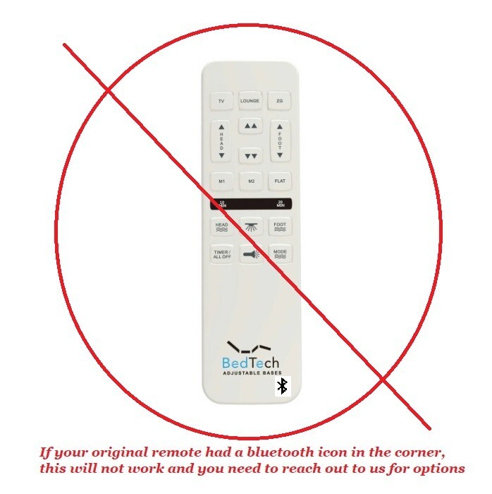 Bed Tech BT2500 Remote for Adjustable Bed