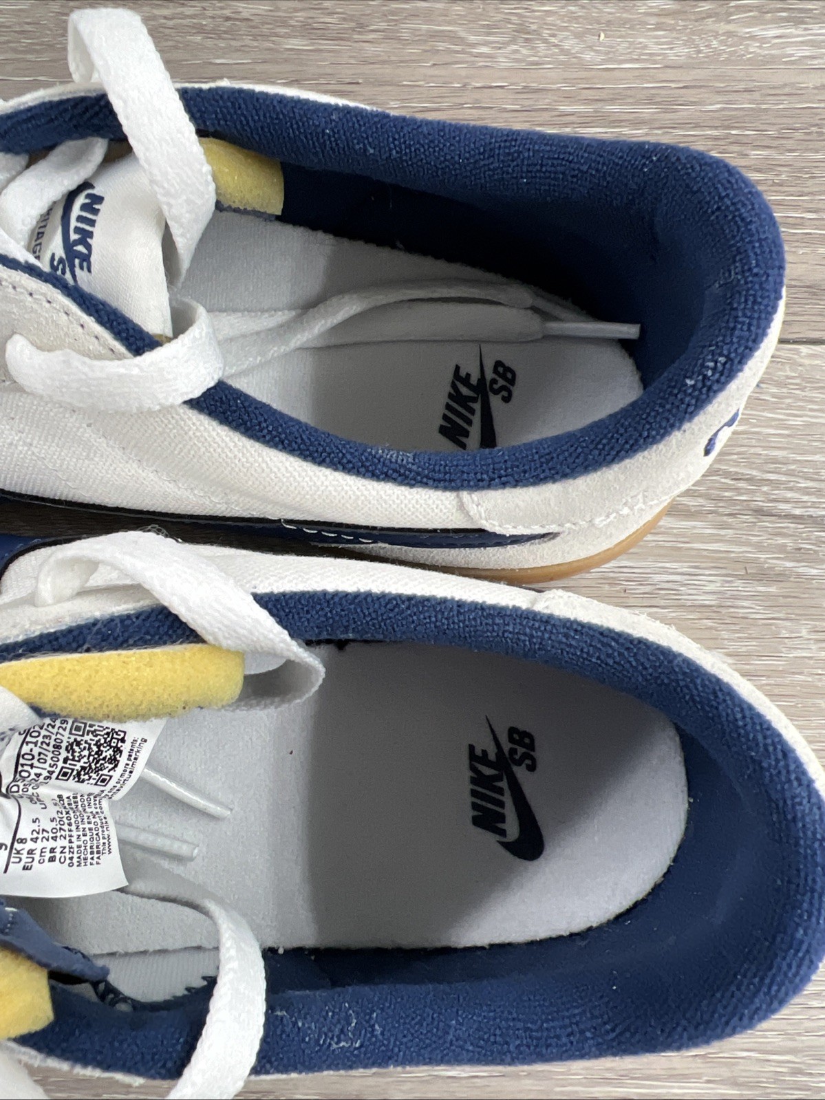 Nike SB Heritage Vulc Summit White/Navy CD5010-102 Size 9M/10.5W Shoes