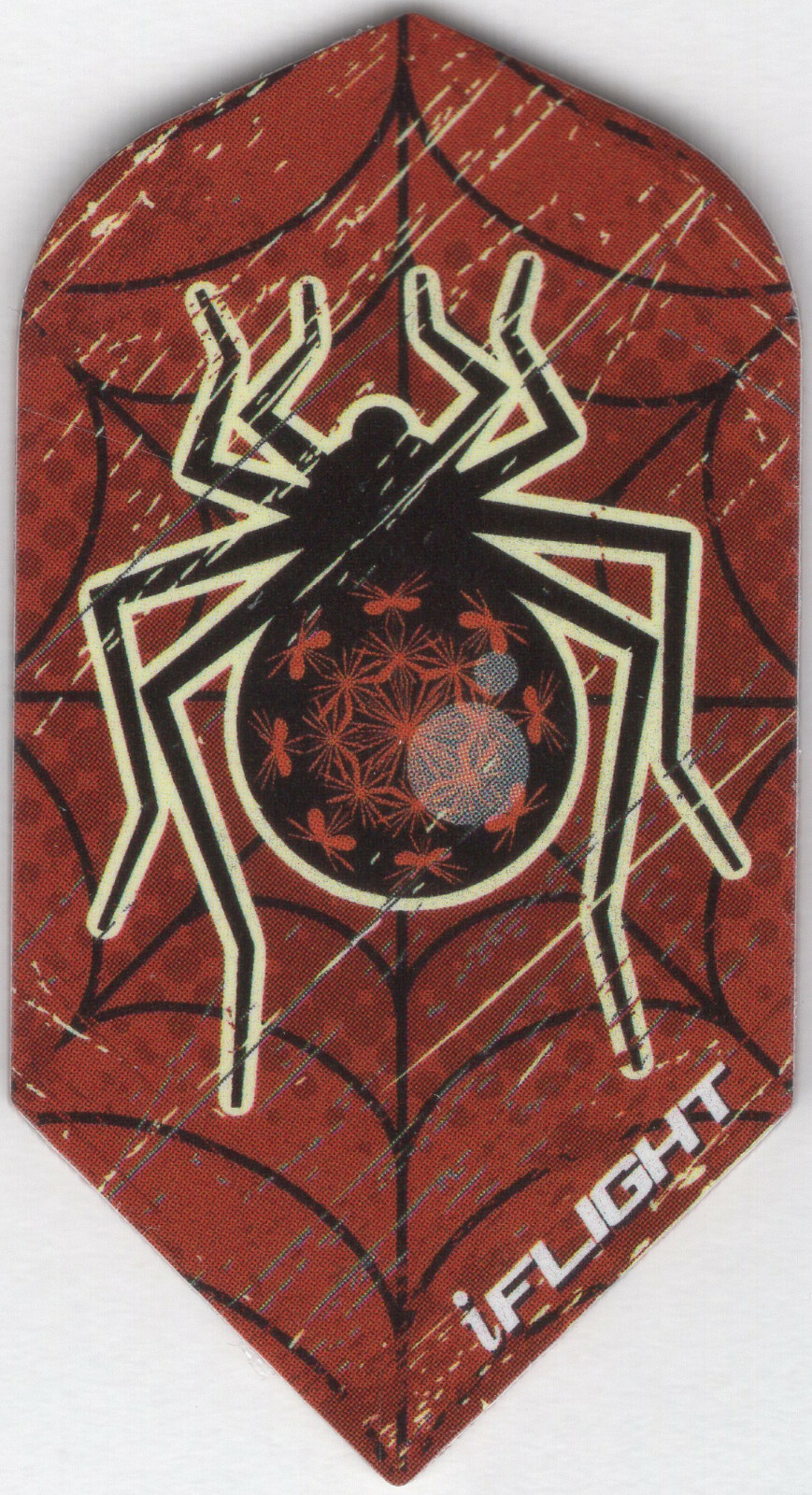 Itsy Bitsy Spider Slim Dart Flights: 3 per set