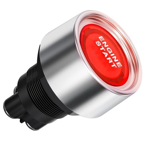 Gebildet Universal 12V-24V/50A SPST Momentary Red-engine Start Stop Button
