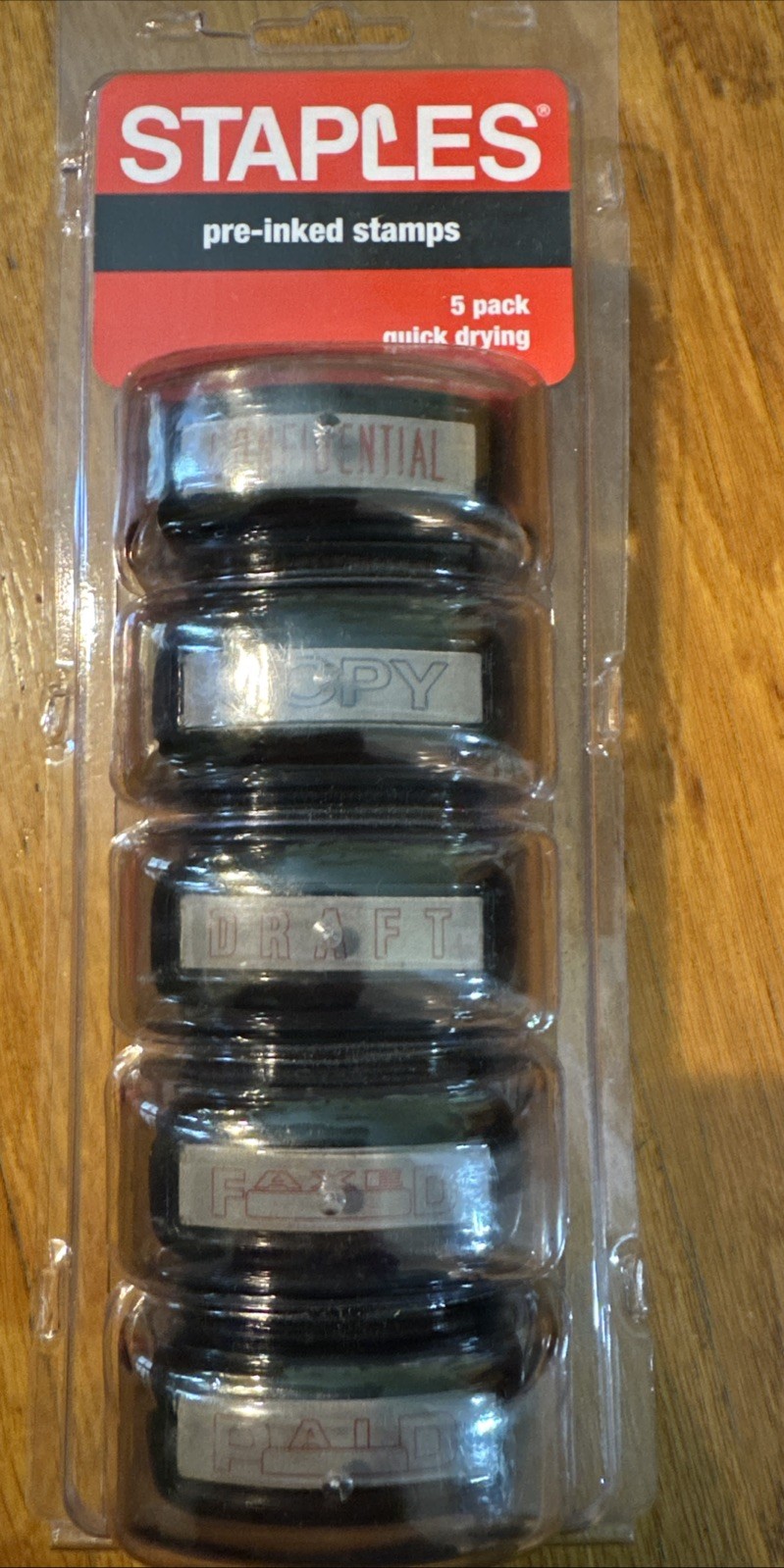 Staples Self Inking  Stamp Bundle