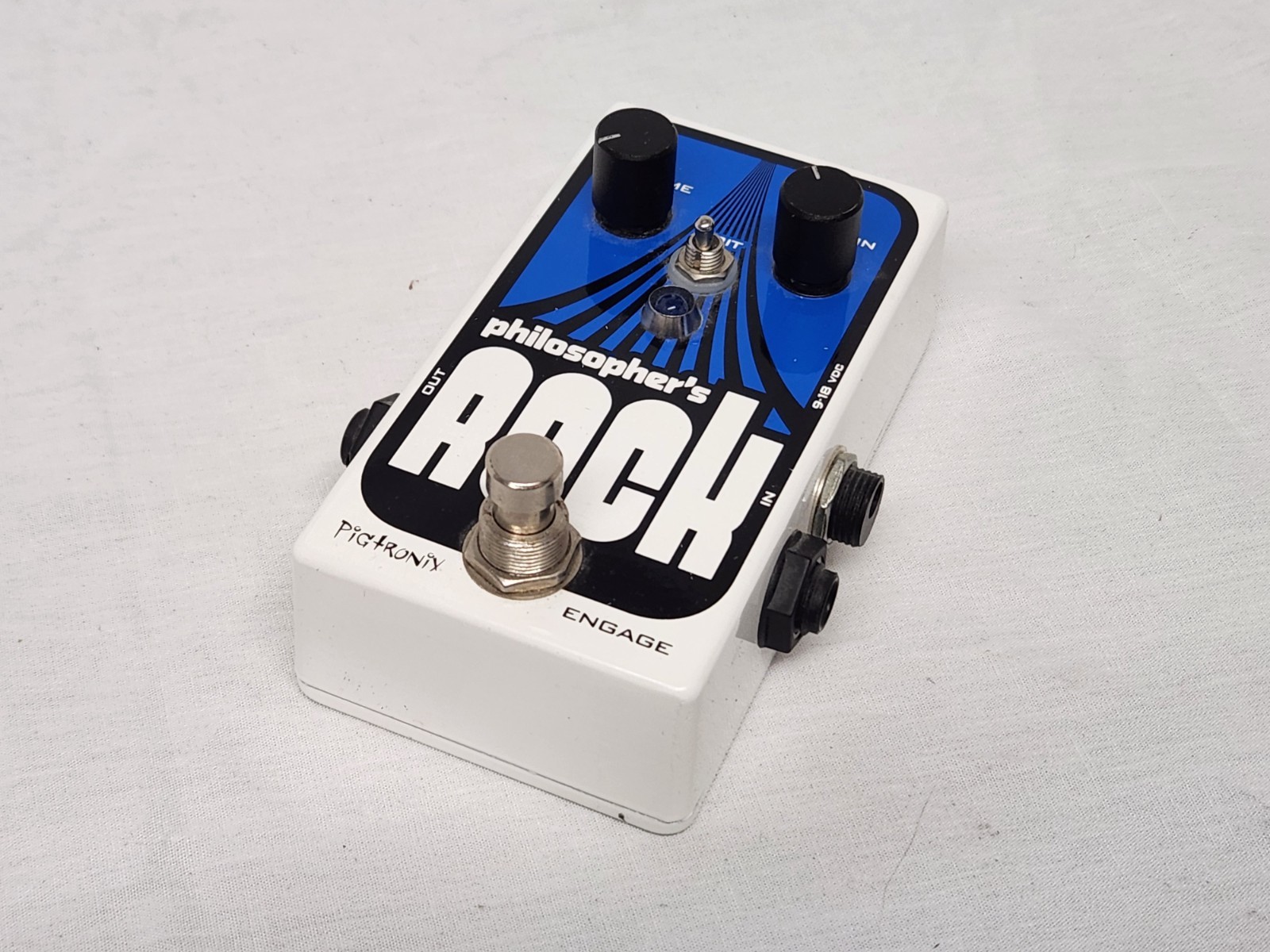 Pigtronix Philosopher’s Rock Compressor/ Overdrive Pedal for Electric Guitar