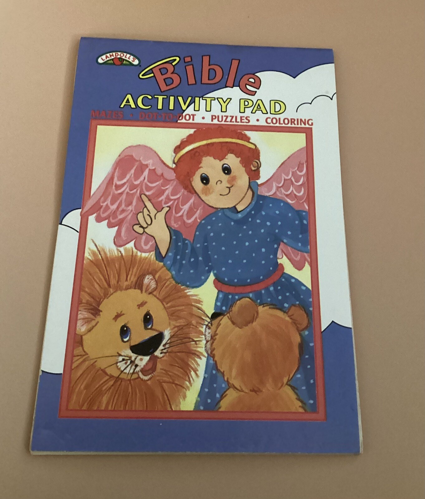 Vintage 1994 Landoll’s Bible Activity Pad Book