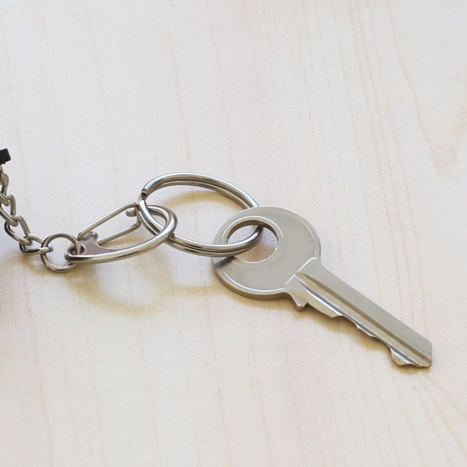 6 PCS Split Key Rings 1" (25mm) Secure Keychain Items Split Ring