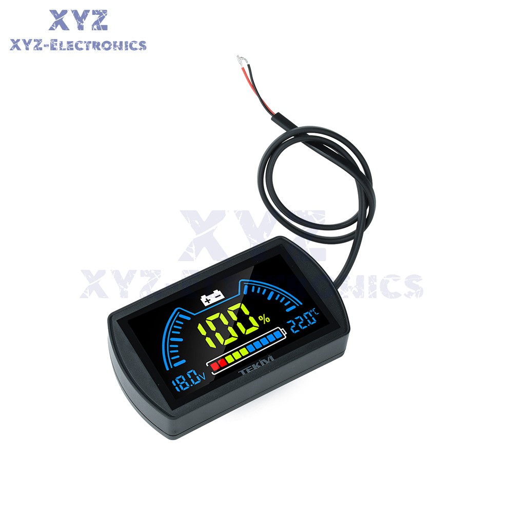 Digital Voltage Power Indicator Temperature Sensor Two-Wire Battery Level Meter