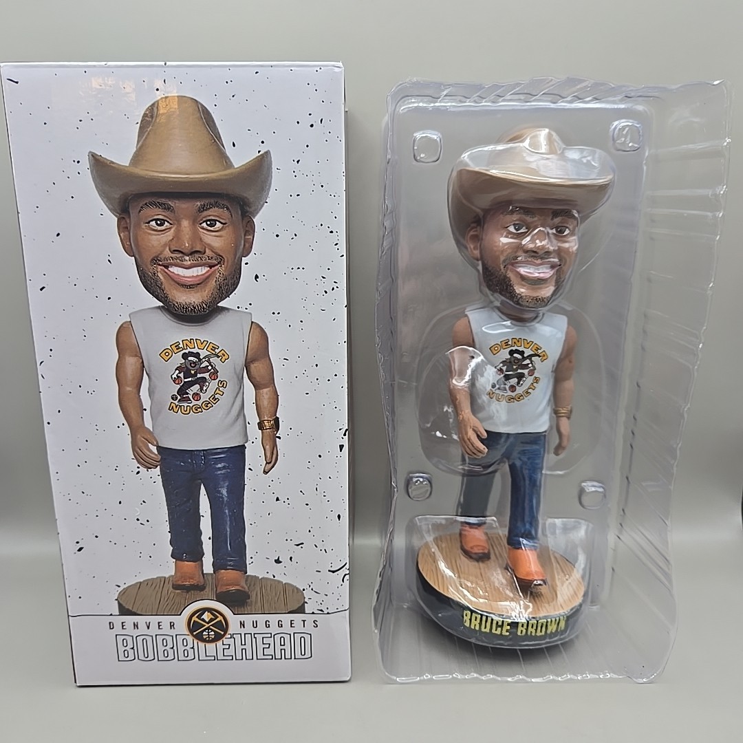 NEW Denver Nuggets Basketball Bruce Brown #11 Bobblehead Figure In Box