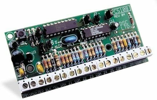 DSC PC5108 PowerSeries 8-Hardwire Zone Expander Module for PC1616-PC1832-PC1864