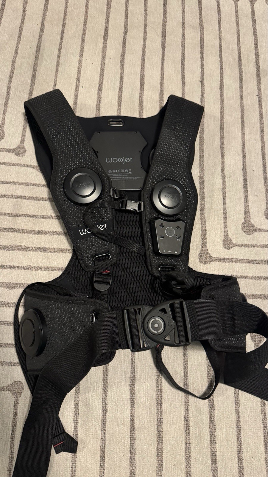 Woojer - Haptic Vest 3 for Games, Music, Movies, VR and Wellness. - Black