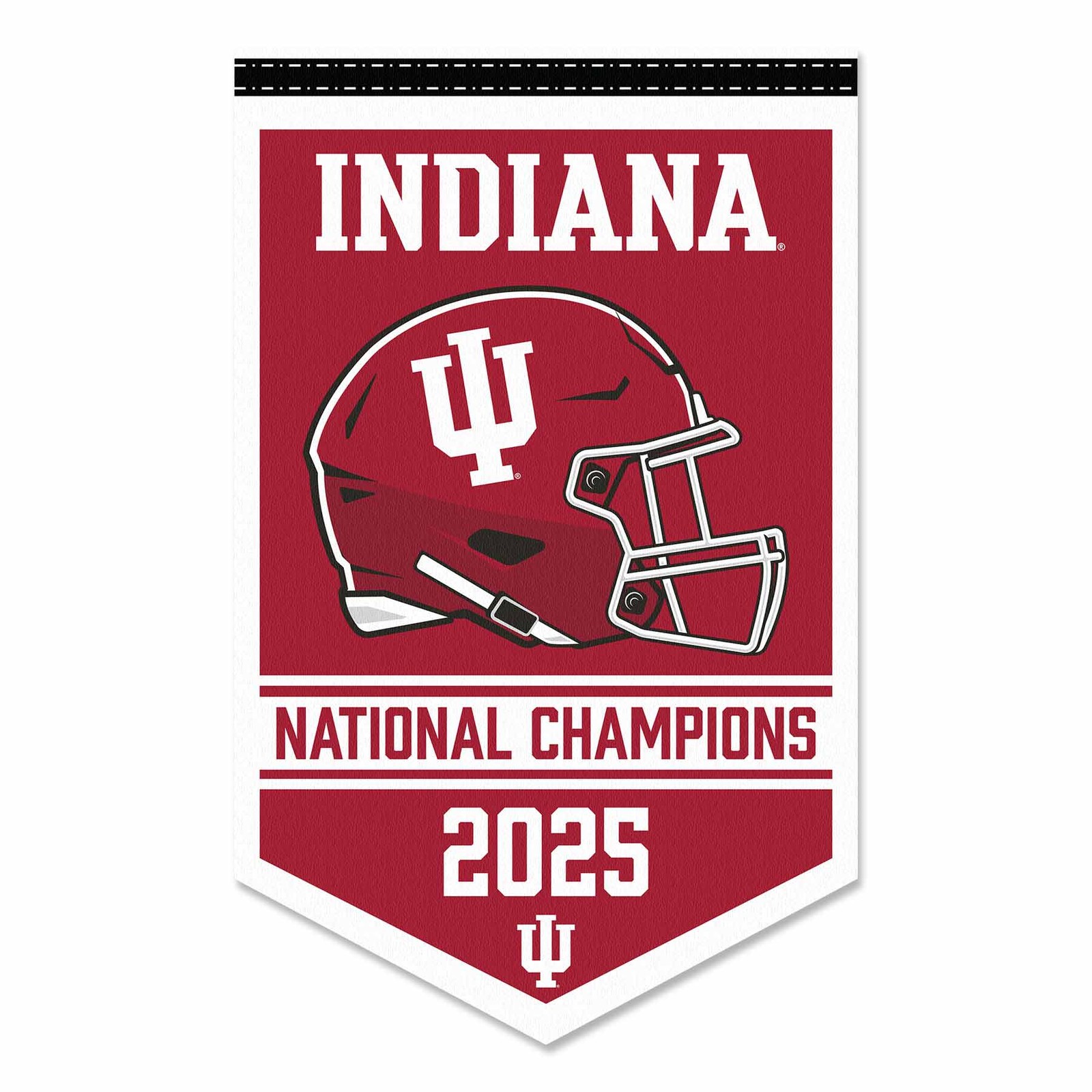 Indiana Hoosiers 2025 National Champions Banner Flag