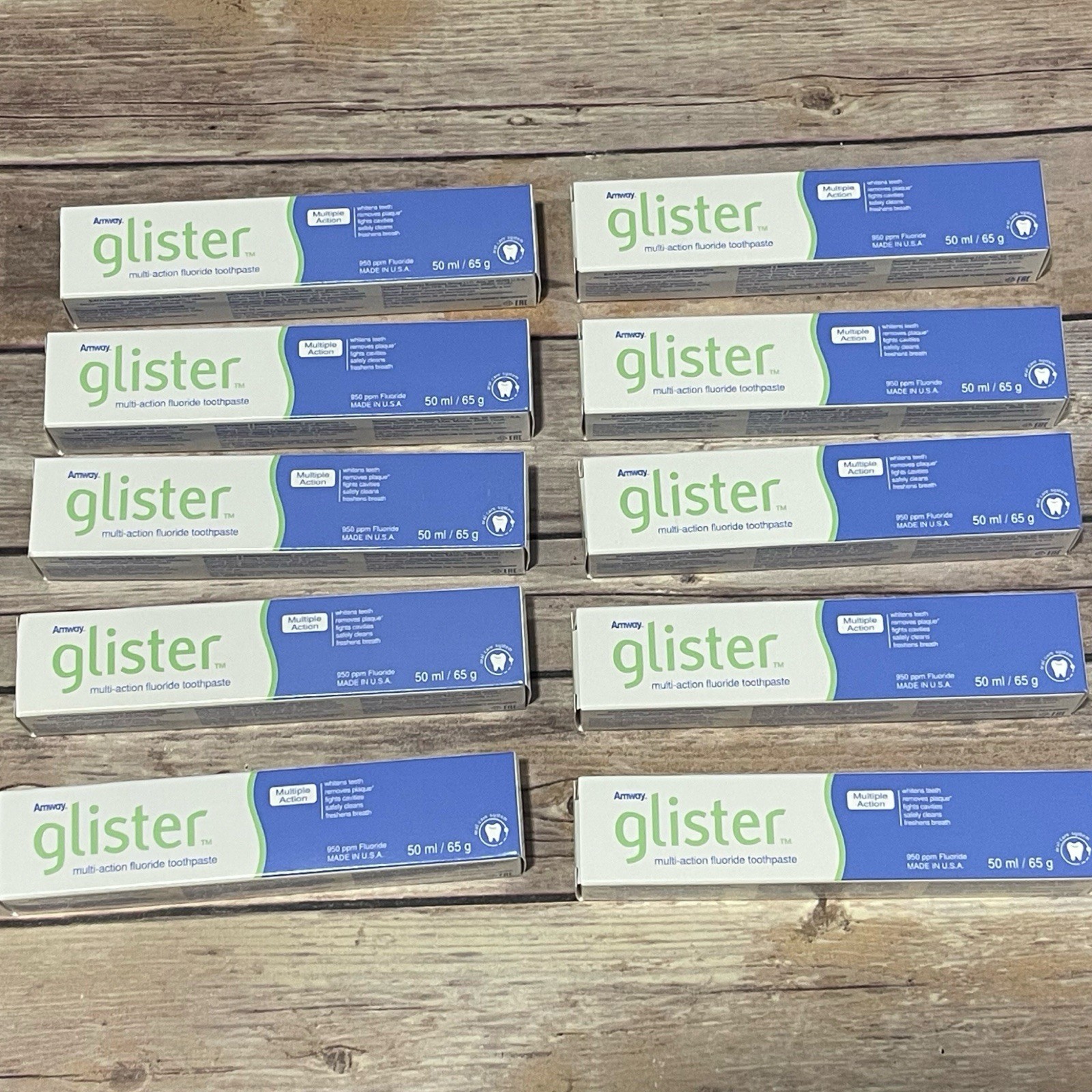 10- Amway Glister multi-action fluoride toothpaste 65g
