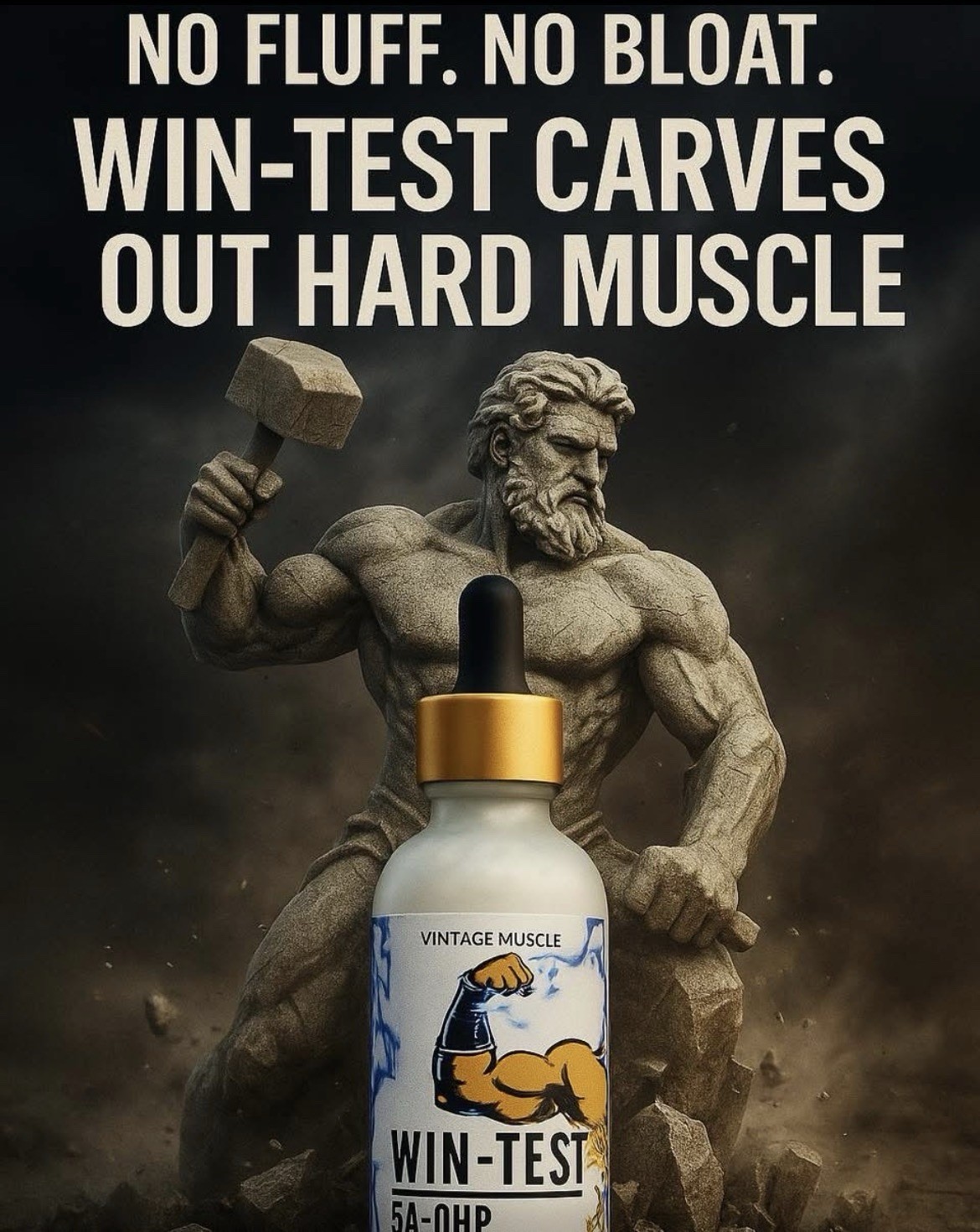 Wintest  Striated Dry  Gainer 2 Step Precursor To Winstrol By Vintage Muscle 💪