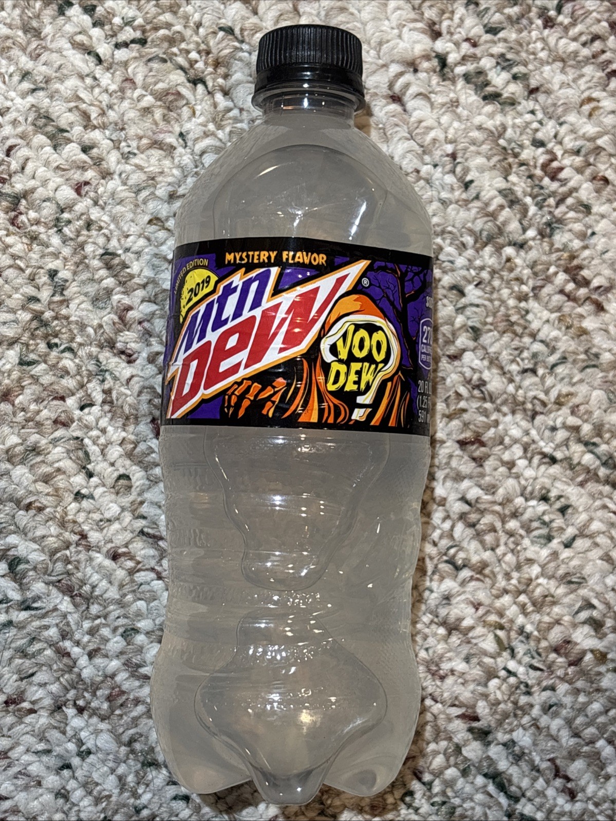 RARE 2019 Mountain Mtn Dew Voo Dew Mystery Flavor Full Unopened Bottle