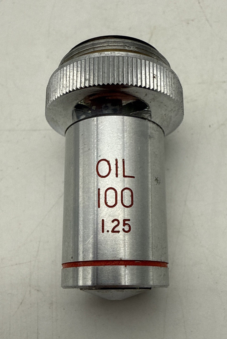 Lumiscope microscope lens #Z73009 Oil Immersion 100 1.25 Magnification