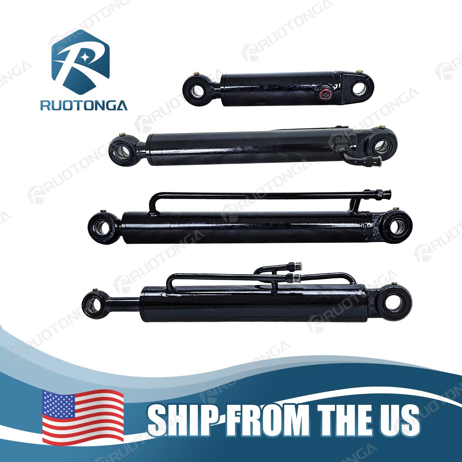 Four Pcs Oil Cylinder for 0.8Ton-2Ton China Mini Excavator