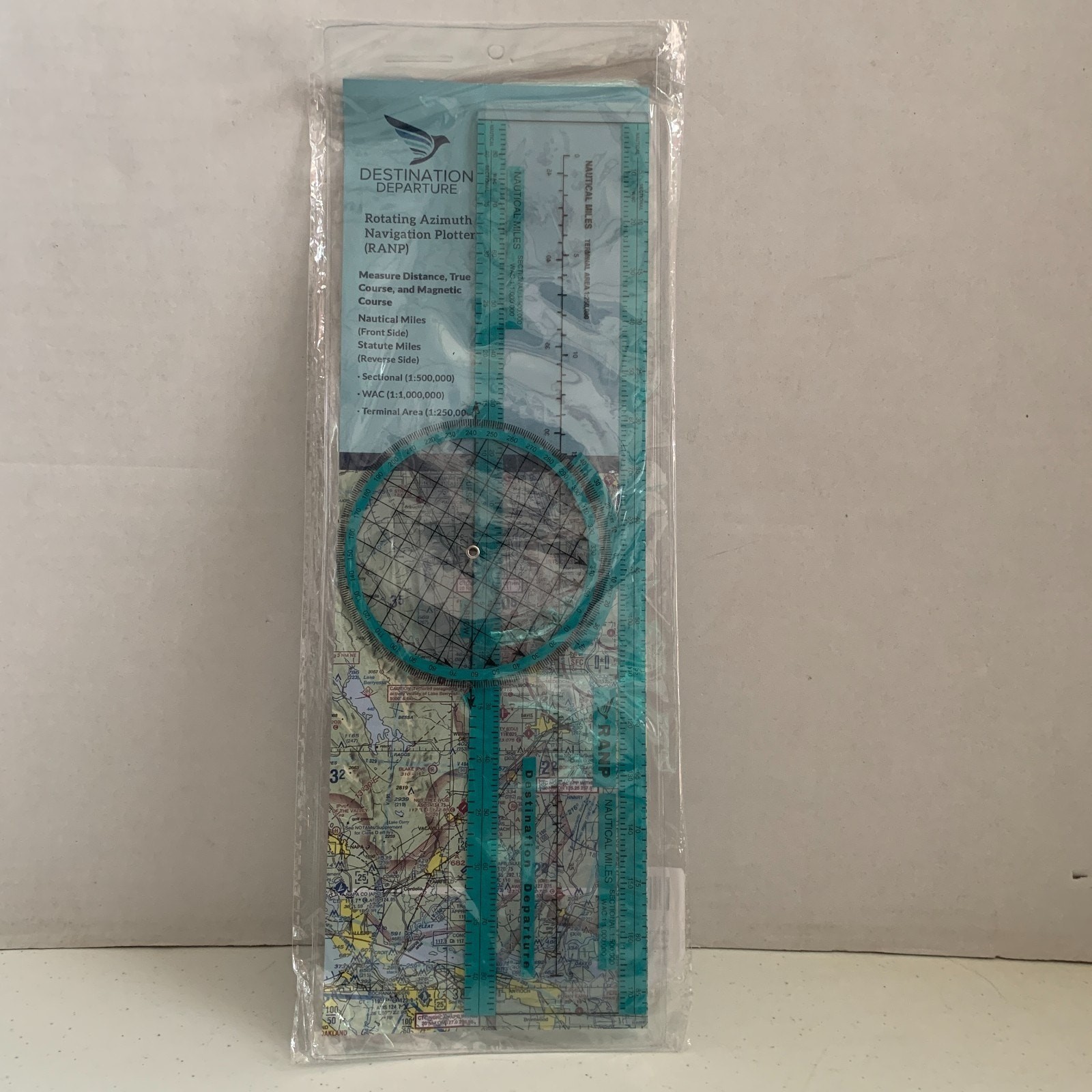 Destination Departure Rotating Azimuth Navigation Plotter RANP BRAND NEW