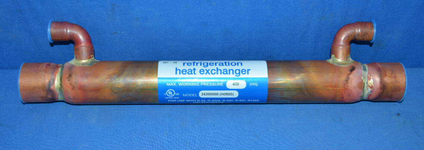 Heatcraft Refrigeration Heat Exchanger 24200008 (H0500) 400 PSI