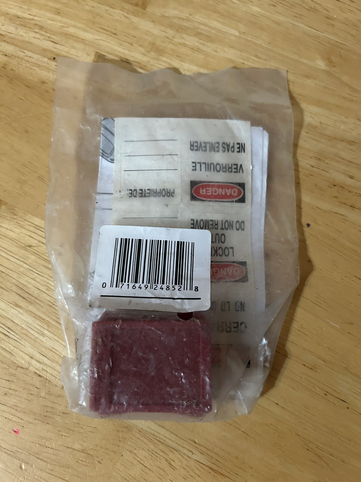 Master Lock S2005 Plug Lockout,Red,5/16 In.D