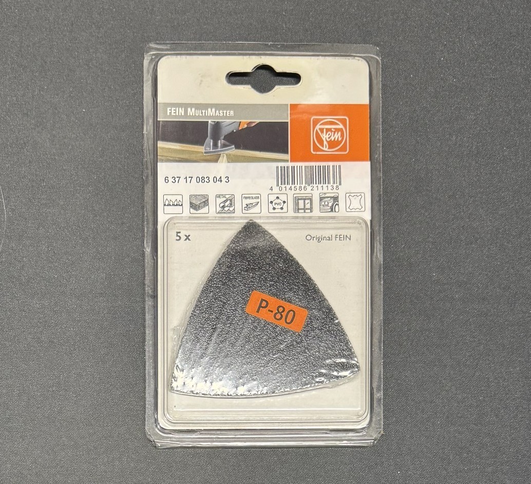 Original Fein Multimaster 5pc P80 Free shipping