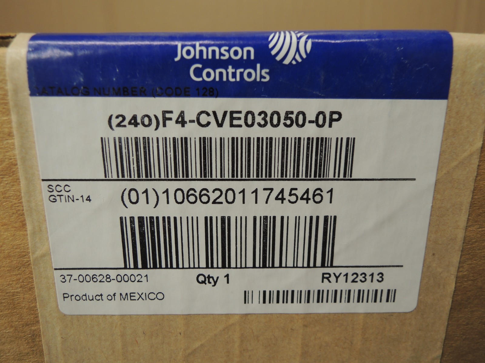 Johnson Controls F4-CVE03050-0P VAV Box Controller w/ Actuator & DPT Sensor