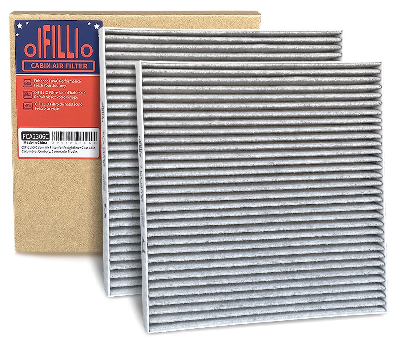 OIFILLIO Cabin Air Filter for Freightliner M2 106 112, 108SD 122SD 114SD...