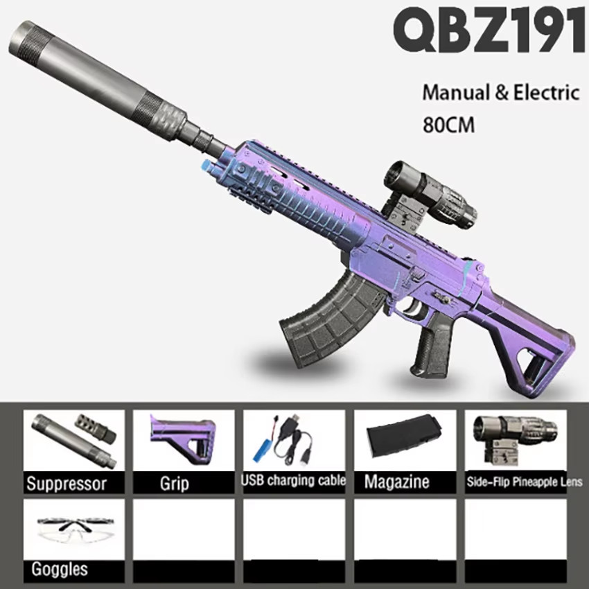 M416 500 Rounds Outdoor Gel Blasters Auto EBB Gel Toys High Speed Electric Team