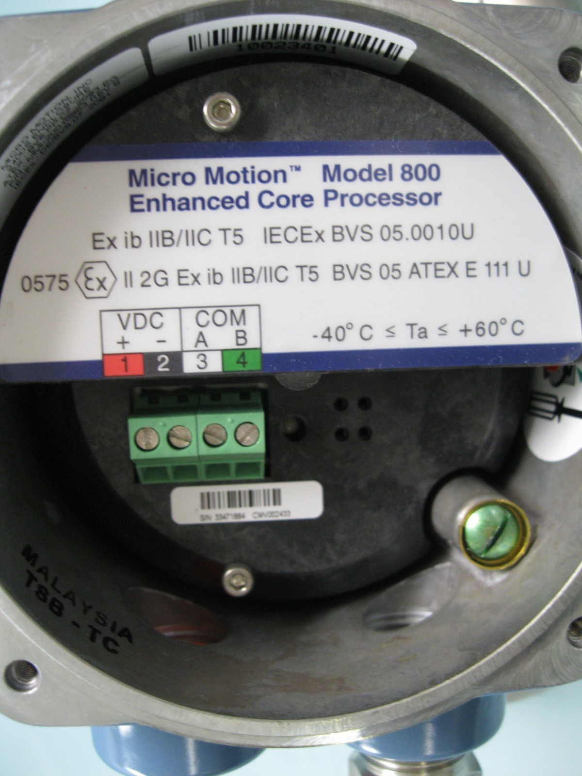 Micro Motion CMF010 Flow Sensor 1/2" 150# 800 Enhanced Core Processor NEW D12