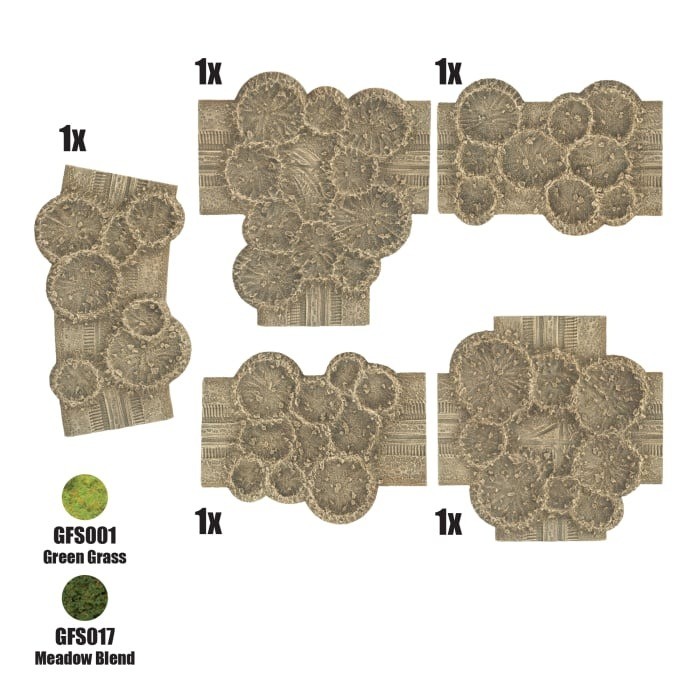 Battlefront Miniatures Flames of War Cratered Rural Roads Terrain FOW BB143