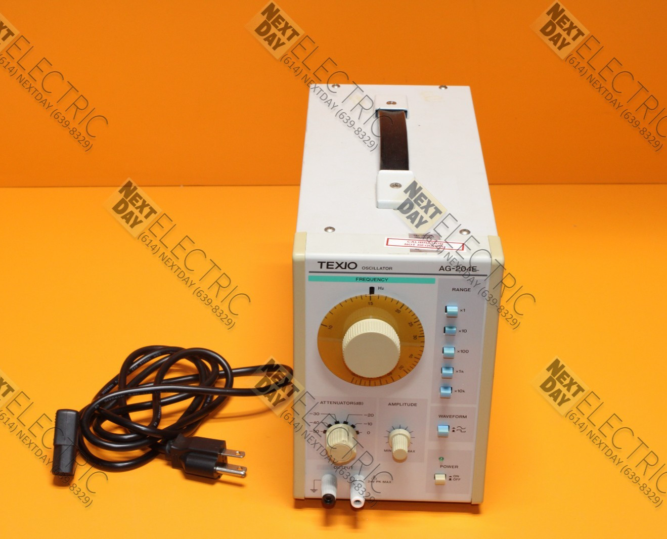 Texio, AG-204E, Oscillator Frequency Kenwood Signal Generator
