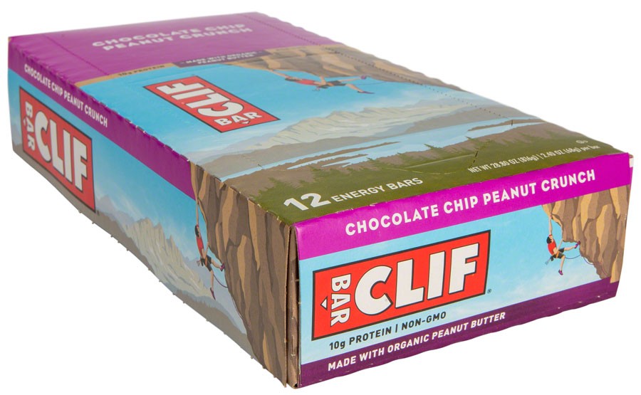 Clif Bar Original Chocolate Chip Peanut Crunch - Organic, Energy-Boosting Snack