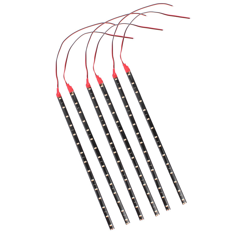 12V Tiras de Luz 15LED para Carros Coche Motos Camión Embarcación Luces Decor
