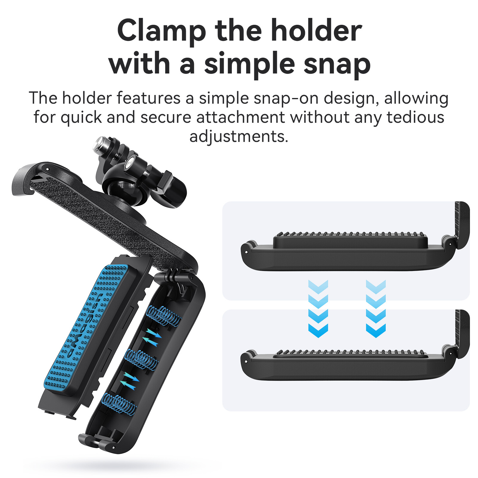 Camera Fixed Backpack Clip Quick Release For Insta360 X2/X3/X4/GO 3/ACE/ACE Pro