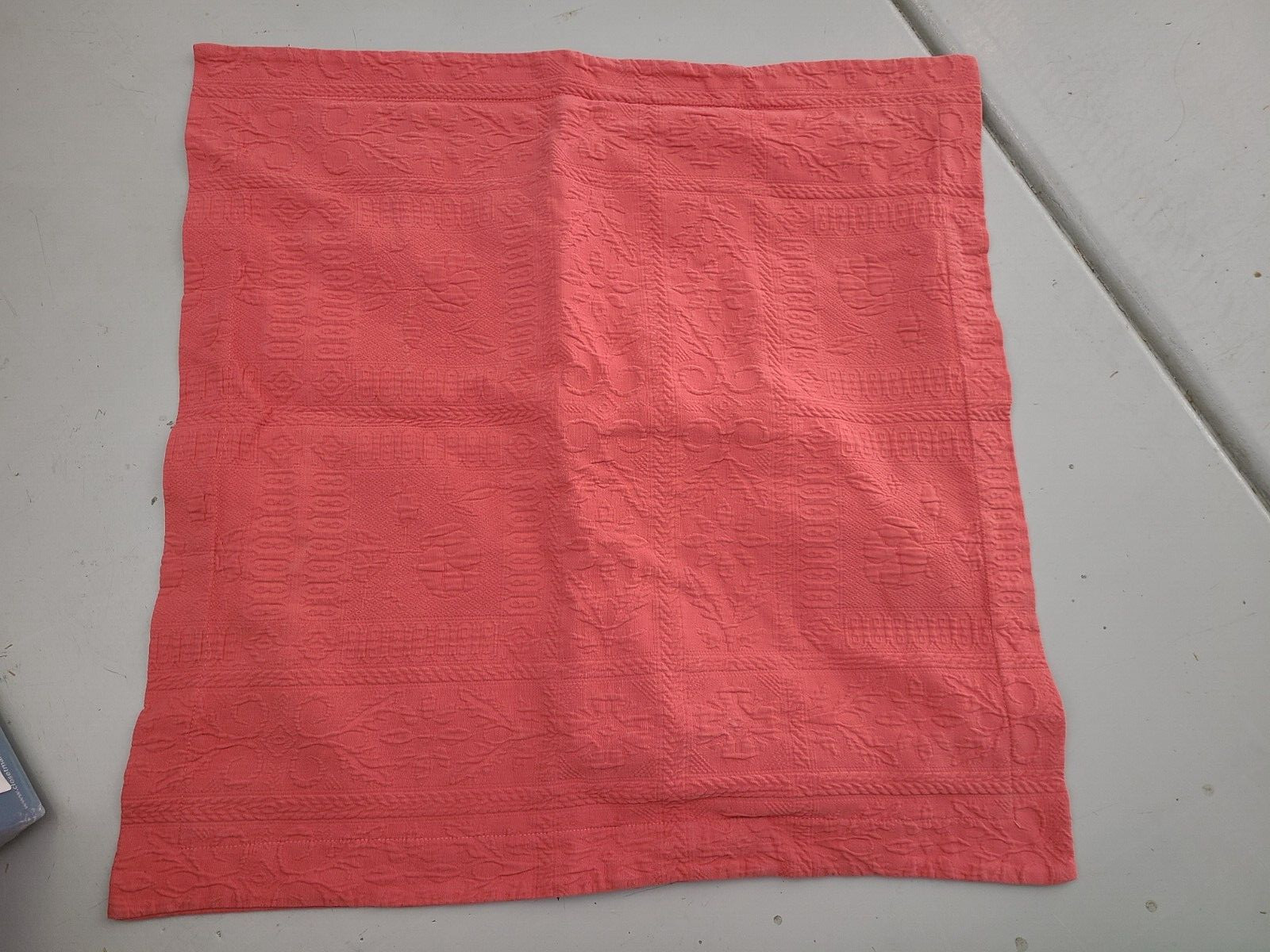 Eddie Bauer "Coral Matelassé" Euro Sham