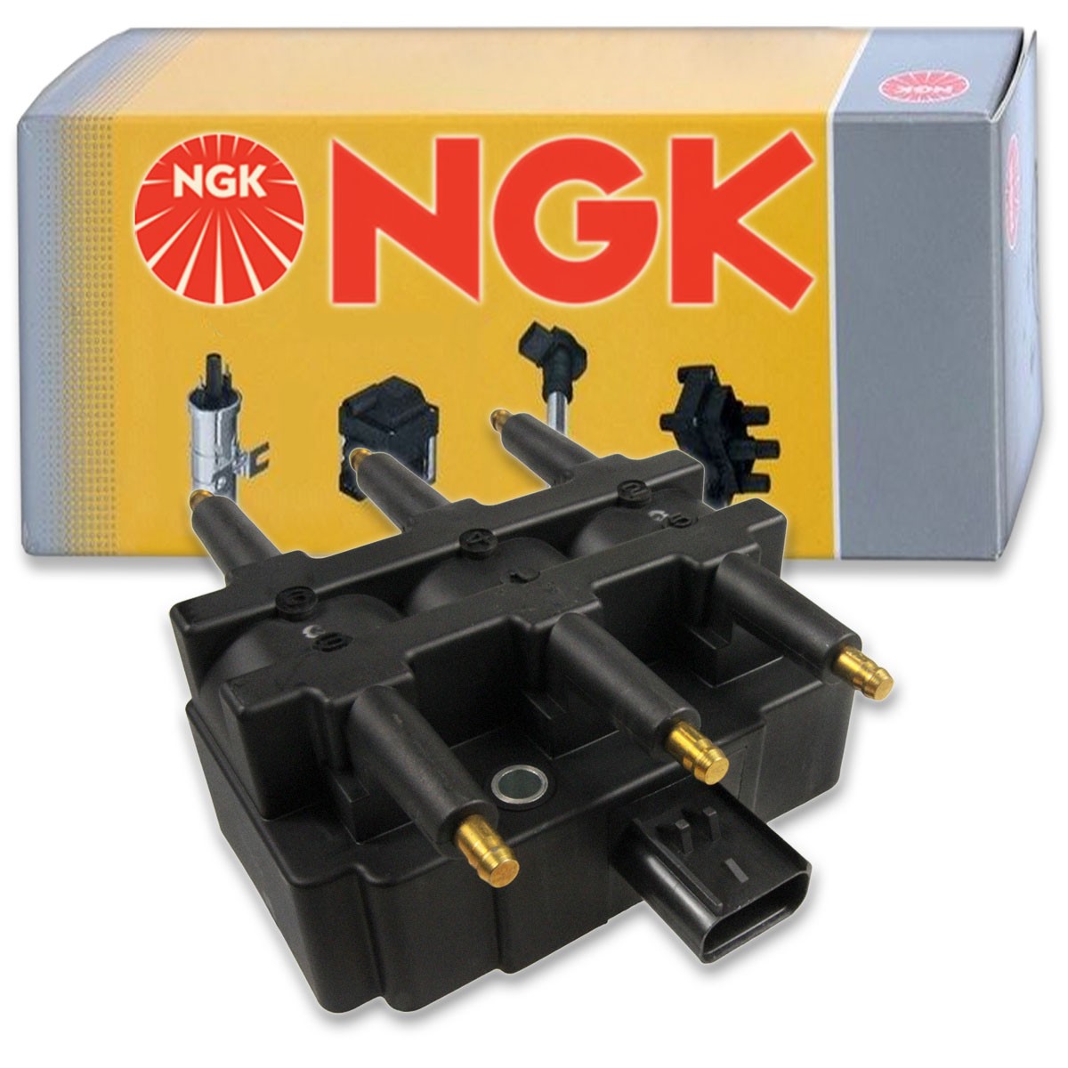 1 pc NGK Ignition Coil for 2007-2011 Jeep Wrangler 3.8L V6 - Spark Plug Tune sk