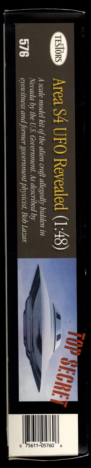 Testors Area S4 UFO Revealed Plastic Model Kit 1:48 Scale